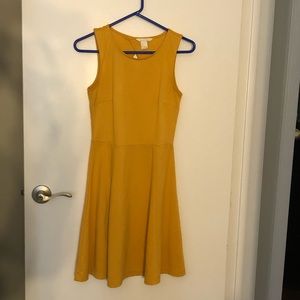 H&M Mustard Yellow Dress
